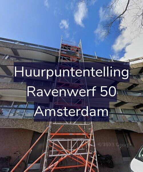 Foto gevel Huurpuntentelling voor Ravenwerf 50, Amsterdam