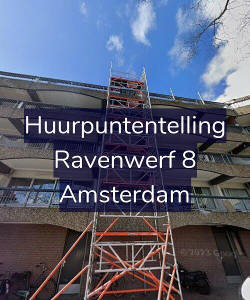 Foto gevel Huurpuntentelling voor Ravenwerf 8, Amsterdam