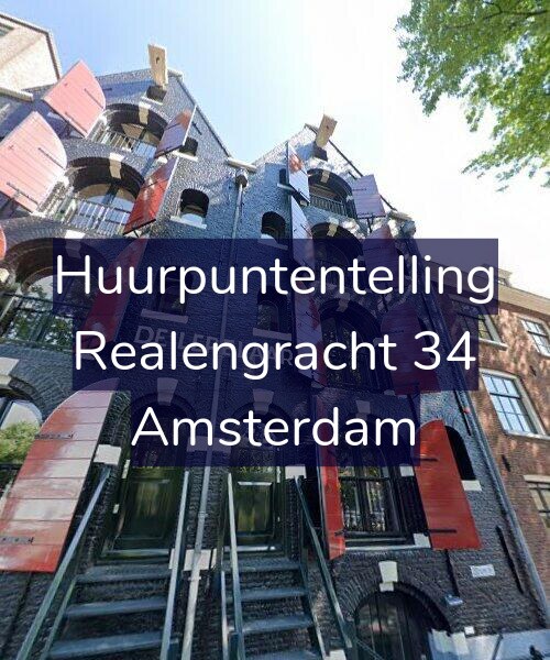 Foto gevel Huurpuntentelling voor Realengracht 34, Amsterdam