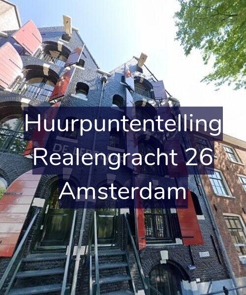 Foto gevel Huurpuntentelling voor Realengracht 26, Amsterdam
