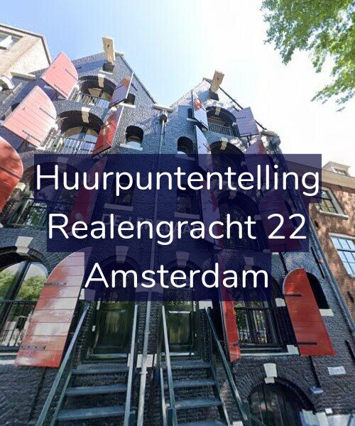 Foto gevel Huurpuntentelling voor Realengracht 22, Amsterdam