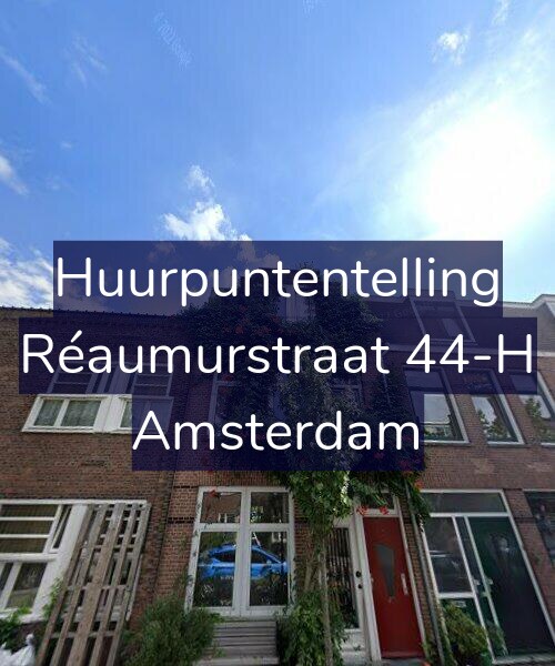 Foto gevel Huurpuntentelling voor Réaumurstraat 44-H, Amsterdam