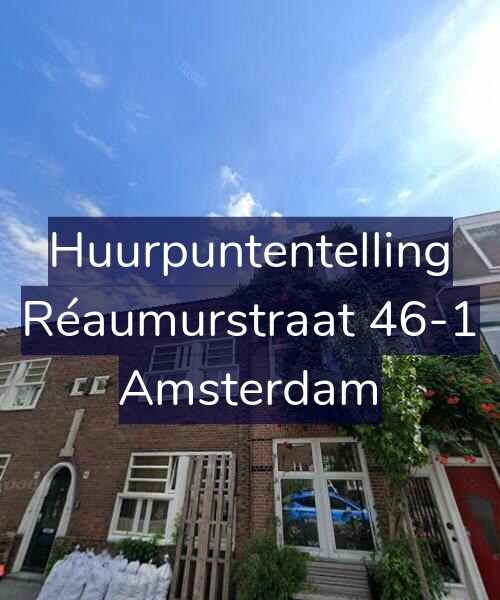 Foto gevel Huurpuntentelling voor Réaumurstraat 46-1, Amsterdam