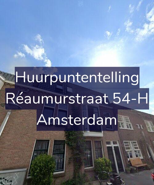Foto gevel Huurpuntentelling voor Réaumurstraat 54-H, Amsterdam