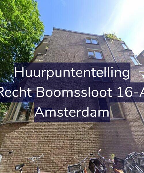 Foto gevel Huurpuntentelling voor Recht Boomssloot 16-A, Amsterdam