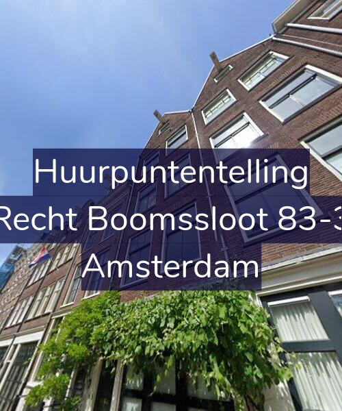 Foto gevel Huurpuntentelling voor Recht Boomssloot 83-3, Amsterdam