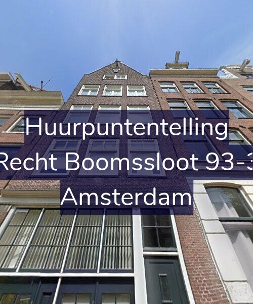 Foto gevel Huurpuntentelling voor Recht Boomssloot 93-3, Amsterdam