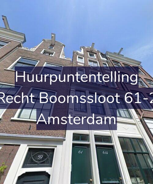 Foto gevel Huurpuntentelling voor Recht Boomssloot 61-2, Amsterdam