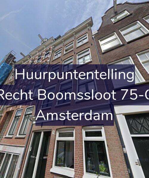 Foto gevel Huurpuntentelling voor Recht Boomssloot 75-C, Amsterdam