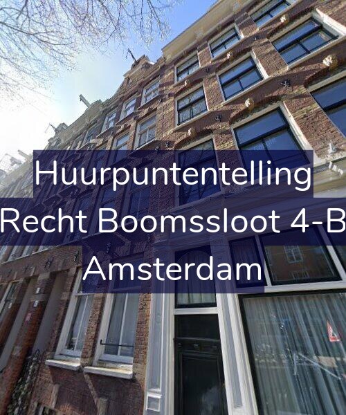 Foto gevel Huurpuntentelling voor Recht Boomssloot 4-B, Amsterdam