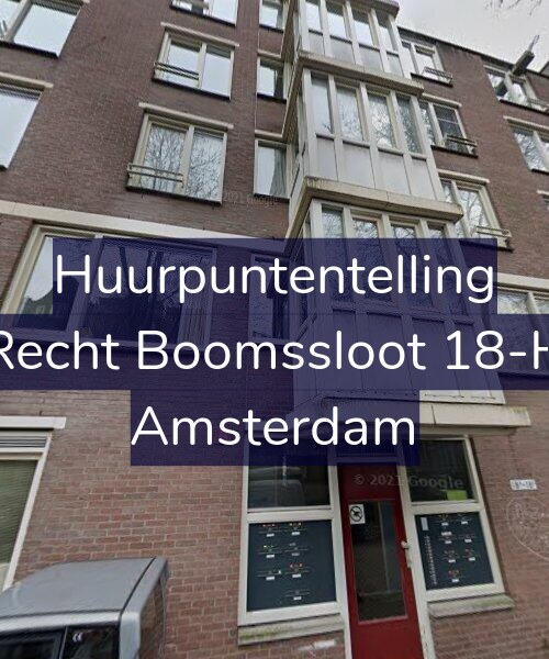 Foto gevel Huurpuntentelling voor Recht Boomssloot 18-H, Amsterdam