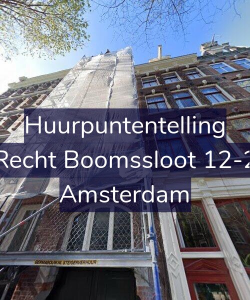 Foto gevel Huurpuntentelling voor Recht Boomssloot 12-2, Amsterdam