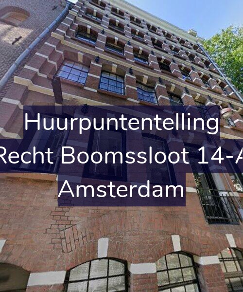 Foto gevel Huurpuntentelling voor Recht Boomssloot 14-A, Amsterdam