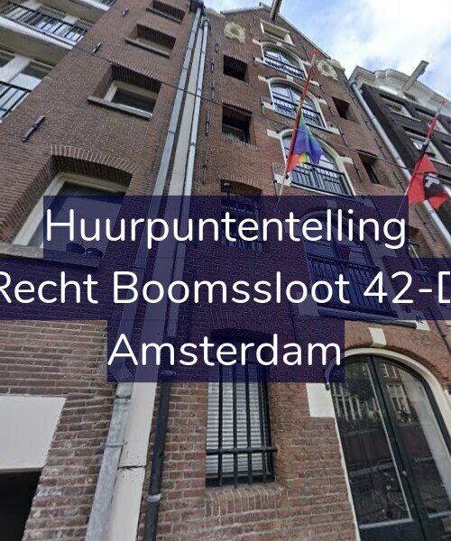 Foto gevel Huurpuntentelling voor Recht Boomssloot 42-D, Amsterdam