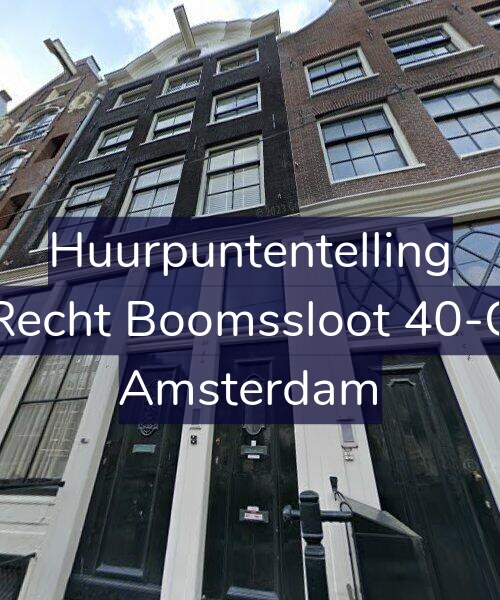 Foto gevel Huurpuntentelling voor Recht Boomssloot 40-C, Amsterdam