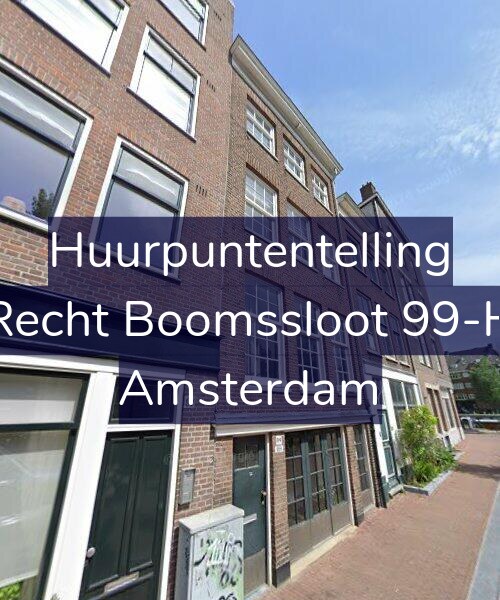 Foto gevel Huurpuntentelling voor Recht Boomssloot 99-H, Amsterdam