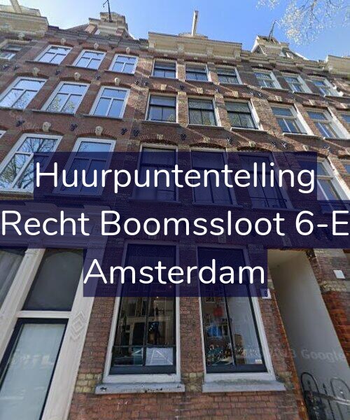 Foto gevel Huurpuntentelling voor Recht Boomssloot 6-E, Amsterdam