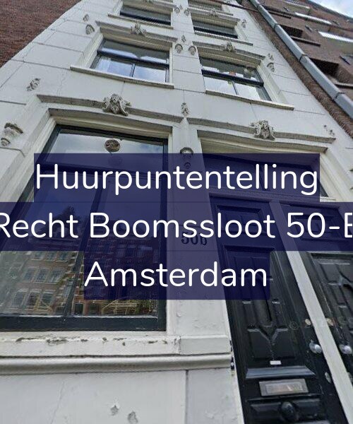 Foto gevel Huurpuntentelling voor Recht Boomssloot 50-B, Amsterdam