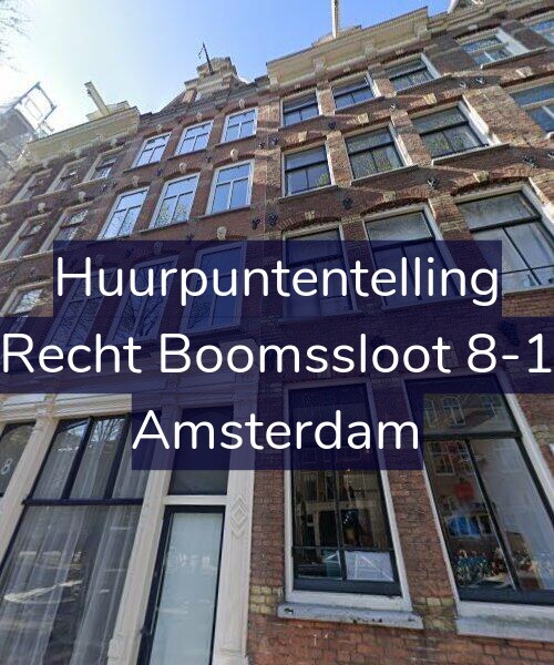 Foto gevel Huurpuntentelling voor Recht Boomssloot 8-1, Amsterdam