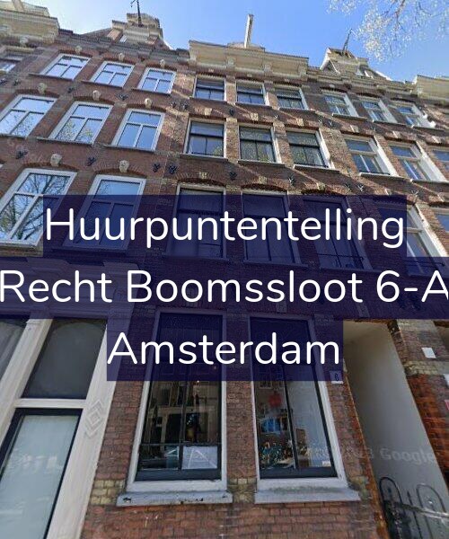 Foto gevel Huurpuntentelling voor Recht Boomssloot 6-A, Amsterdam
