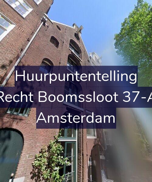 Foto gevel Huurpuntentelling voor Recht Boomssloot 37-A, Amsterdam
