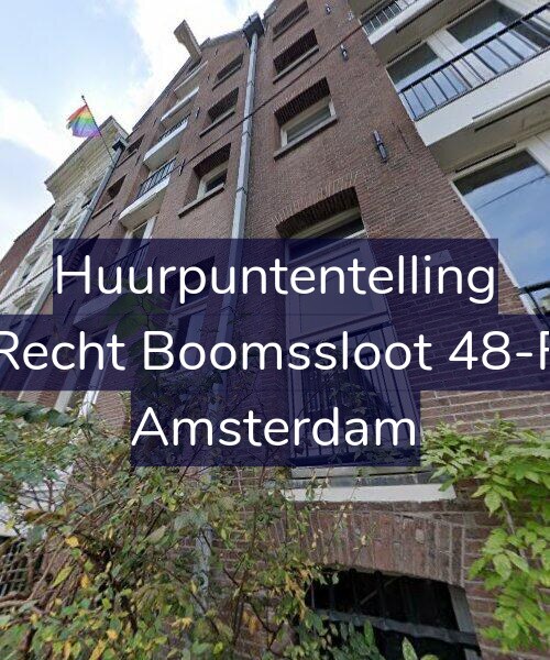 Foto gevel Huurpuntentelling voor Recht Boomssloot 48-F, Amsterdam