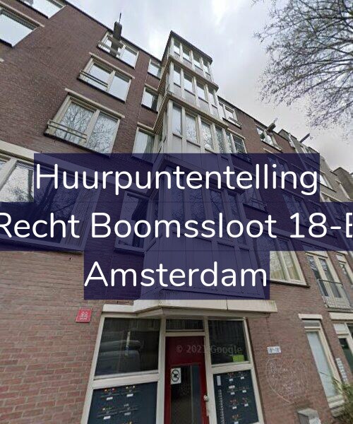 Foto gevel Huurpuntentelling voor Recht Boomssloot 18-E, Amsterdam