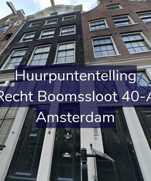 Foto gevel Huurpuntentelling voor Recht Boomssloot 40-A, Amsterdam