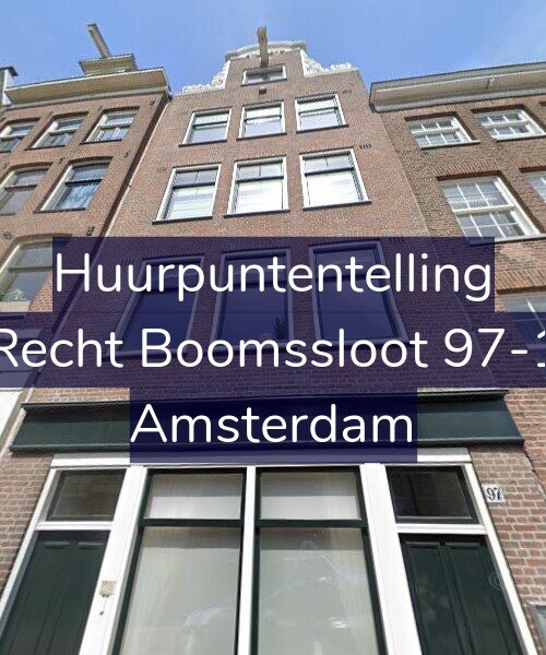 Foto gevel Huurpuntentelling voor Recht Boomssloot 97-1, Amsterdam