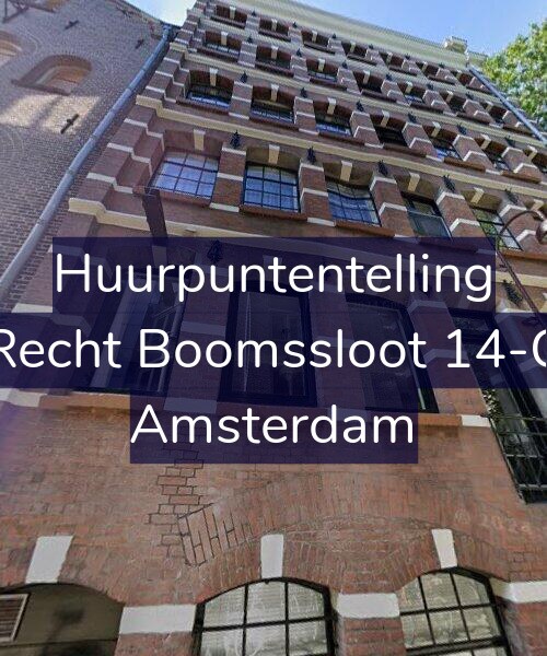 Foto gevel Huurpuntentelling voor Recht Boomssloot 14-C, Amsterdam