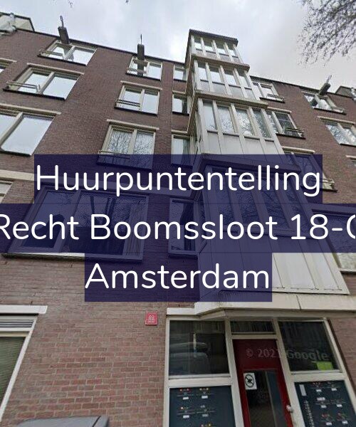 Foto gevel Huurpuntentelling voor Recht Boomssloot 18-C, Amsterdam