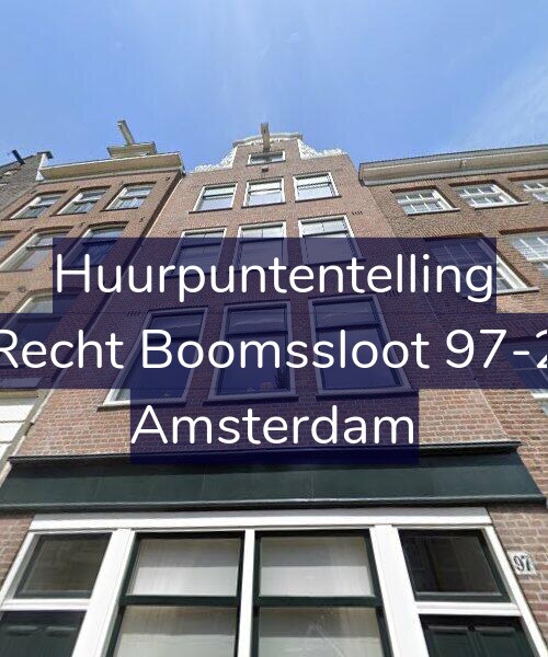 Foto gevel Huurpuntentelling voor Recht Boomssloot 97-2, Amsterdam