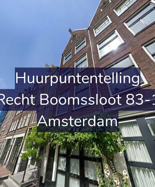 Foto gevel Huurpuntentelling voor Recht Boomssloot 83-1, Amsterdam