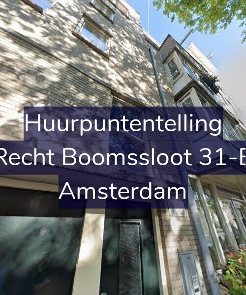 Foto gevel Huurpuntentelling voor Recht Boomssloot 31-B, Amsterdam