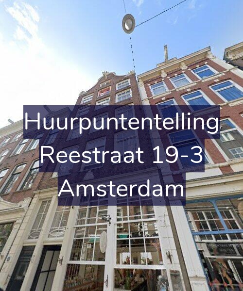 Foto gevel Huurpuntentelling voor Reestraat 19-3, Amsterdam