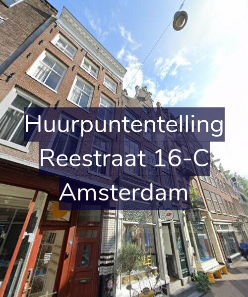 Foto gevel Huurpuntentelling voor Reestraat 16-C, Amsterdam