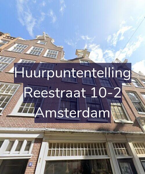 Foto gevel Huurpuntentelling voor Reestraat 10-2, Amsterdam