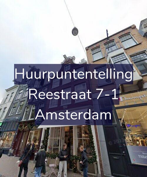 Foto gevel Huurpuntentelling voor Reestraat 7-1, Amsterdam