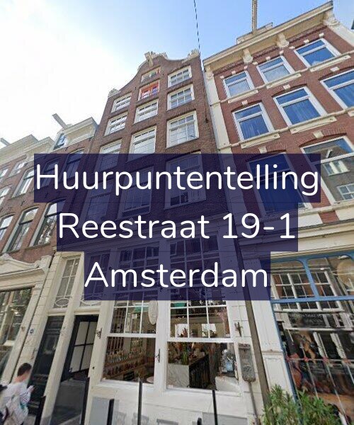 Foto gevel Huurpuntentelling voor Reestraat 19-1, Amsterdam