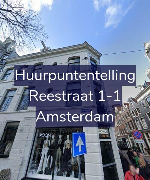 Foto gevel Huurpuntentelling voor Reestraat 1-1, Amsterdam