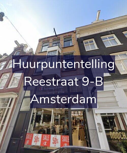 Foto gevel Huurpuntentelling voor Reestraat 9-B, Amsterdam