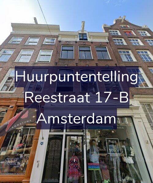 Foto gevel Huurpuntentelling voor Reestraat 17-B, Amsterdam
