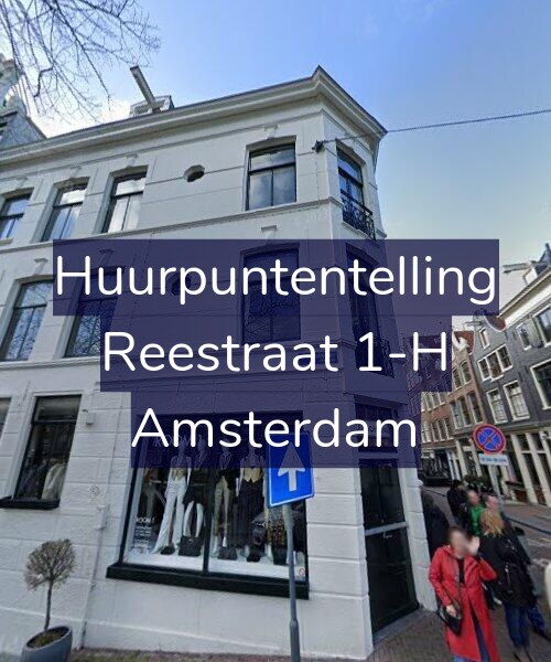 Foto gevel Huurpuntentelling voor Reestraat 1-H, Amsterdam