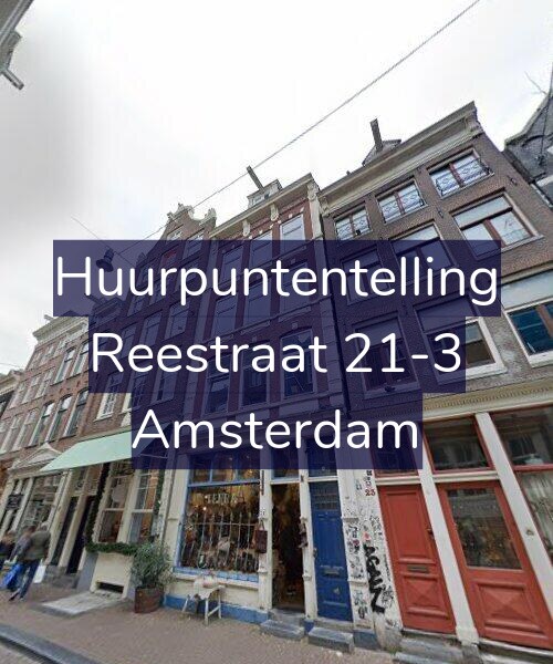 Foto gevel Huurpuntentelling voor Reestraat 21-3, Amsterdam