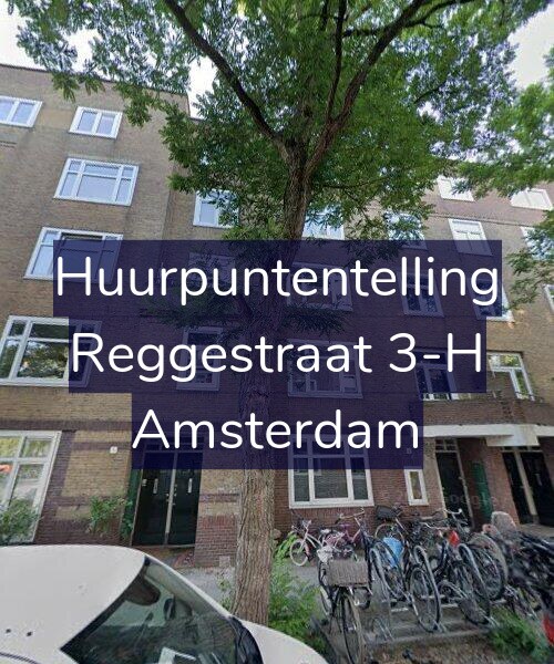 Foto gevel Huurpuntentelling voor Reggestraat 3-H, Amsterdam