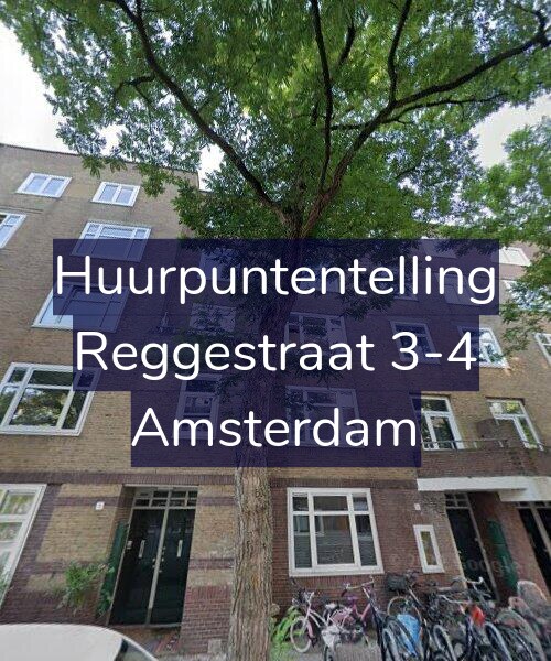 Foto gevel Huurpuntentelling voor Reggestraat 3-4, Amsterdam