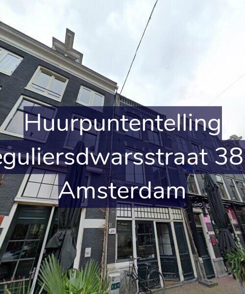 Foto gevel Huurpuntentelling voor Reguliersdwarsstraat 38-A, Amsterdam