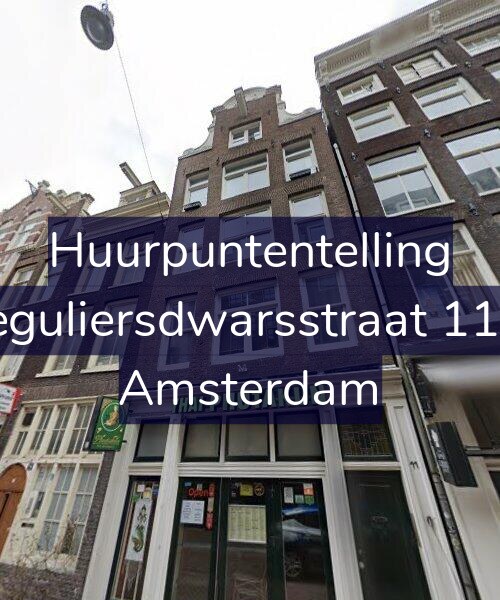 Foto gevel Huurpuntentelling voor Reguliersdwarsstraat 11-1, Amsterdam