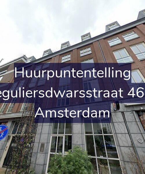 Foto gevel Huurpuntentelling voor Reguliersdwarsstraat 46-B, Amsterdam
