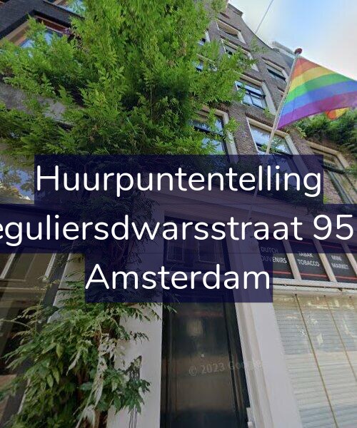 Foto gevel Huurpuntentelling voor Reguliersdwarsstraat 95-D, Amsterdam